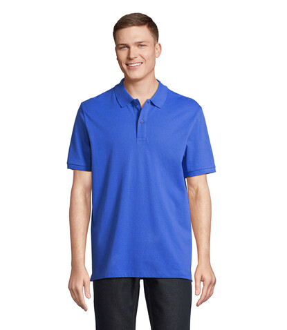 PEGASE Polo Bio 210g - Royal Blue bedrucken, Art.-Nr. S04242-RB-XL