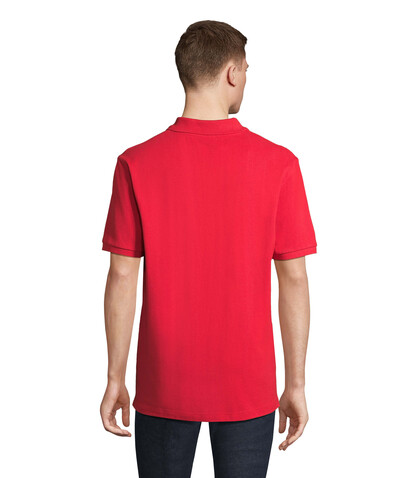 PEGASE Polo Bio 210g - Bright Red bedrucken, Art.-Nr. S04242-BT-M PEGASE Polo Bio 210g - Bright Red bedrucken, Art.-Nr. S04242-BT-M