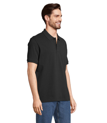 PEGASE Polo Bio 210g - Schwarz bedrucken, Art.-Nr. S04242-BK-4XL PEGASE Polo Bio 210g - Schwarz bedrucken, Art.-Nr. S04242-BK-4XL