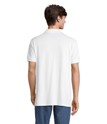 PACIFIC HERREN POLO - White bedrucken, Art.-Nr. S04439-WH-3XL