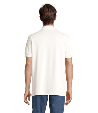 PACIFIC HERREN POLO - Off-White bedrucken, Art.-Nr. S04439-WW-S