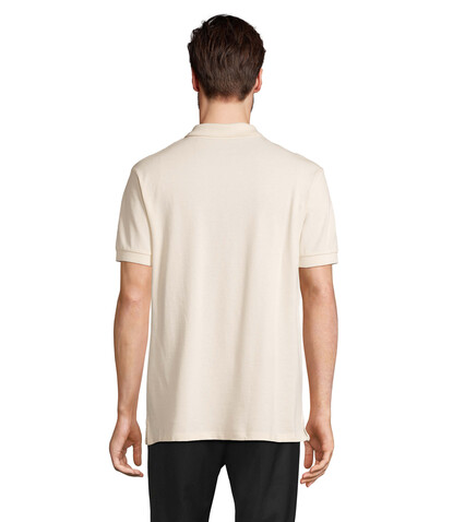 PACIFIC HERREN POLO - Natural bedrucken, Art.-Nr. S04439-NA-M