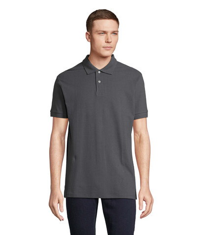 PACIFIC HERREN POLO - Mausgrau bedrucken, Art.-Nr. S04439-MU-L PACIFIC HERREN POLO - Mausgrau bedrucken, Art.-Nr. S04439-MU-L