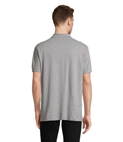 PACIFIC HERREN POLO - Grau-Melange 2 bedrucken, Art.-Nr. S04439-GY-XL PACIFIC HERREN POLO - Grau-Melange 2 bedrucken, Art.-Nr. S04439-GY-XL