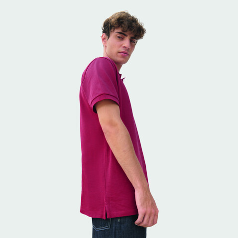 PACIFIC HERREN POLO - Folk Red Twin bedrucken, Art.-Nr. S04439-FR-XXL