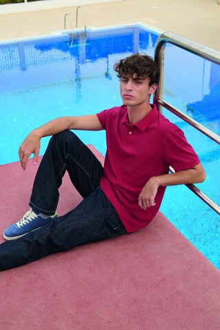 PACIFIC HERREN POLO - Folk Red Twin bedrucken, Art.-Nr. S04439-FR-XXL