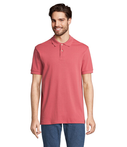PACIFIC HERREN POLO - Folk Pink Twin bedrucken, Art.-Nr. S04439-FY-S