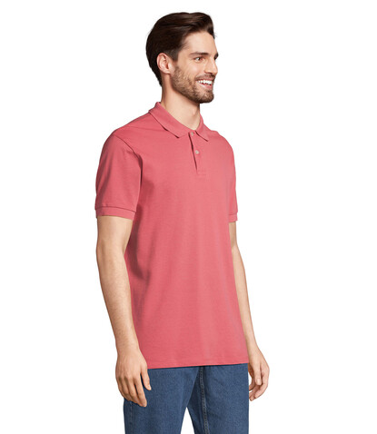PACIFIC HERREN POLO - Folk Pink Twin bedrucken, Art.-Nr. S04439-FY-S