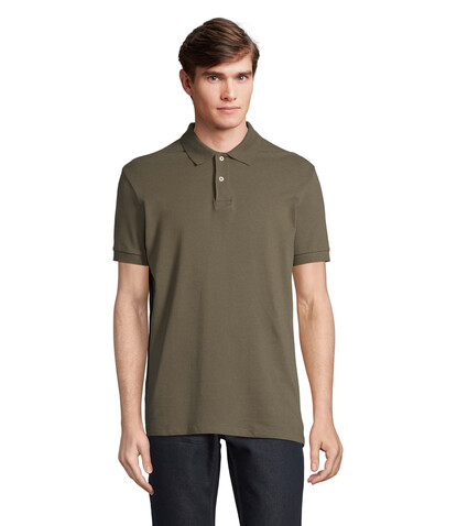PACIFIC HERREN POLO - Army bedrucken, Art.-Nr. S04439-AR-M