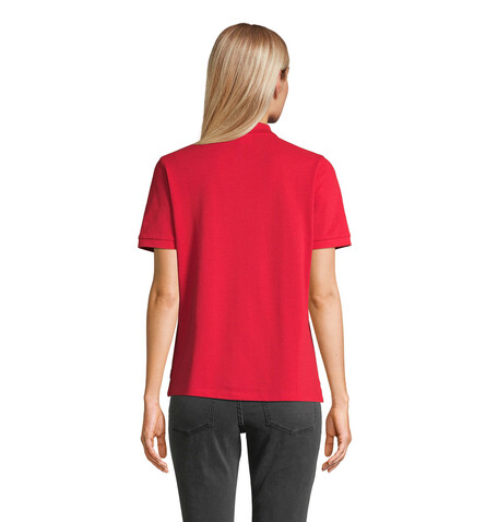 PACIFIC DAMEN POLO - Red bedrucken, Art.-Nr. S04440-RD-L