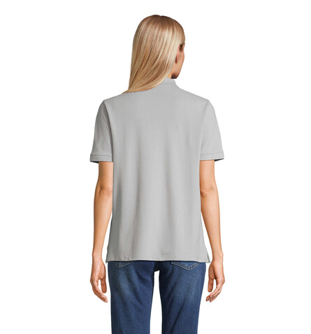 PACIFIC DAMEN POLO - Pure Grey bedrucken, Art.-Nr. S04440-PG-M