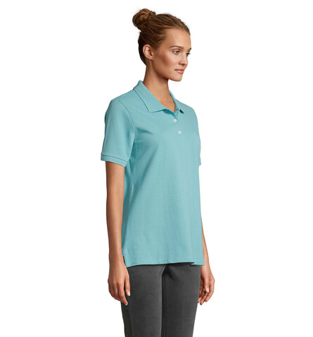 PACIFIC DAMEN POLO - Pool Blue bedrucken, Art.-Nr. S04440-BP-M PACIFIC DAMEN POLO - Pool Blue bedrucken, Art.-Nr. S04440-BP-M
