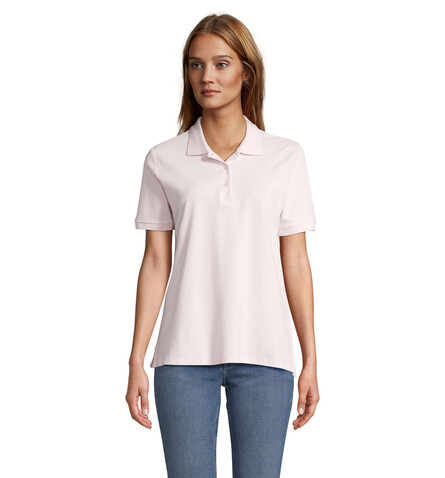 PACIFIC DAMEN POLO - Pale Pink bedrucken, Art.-Nr. S04440-PP-L