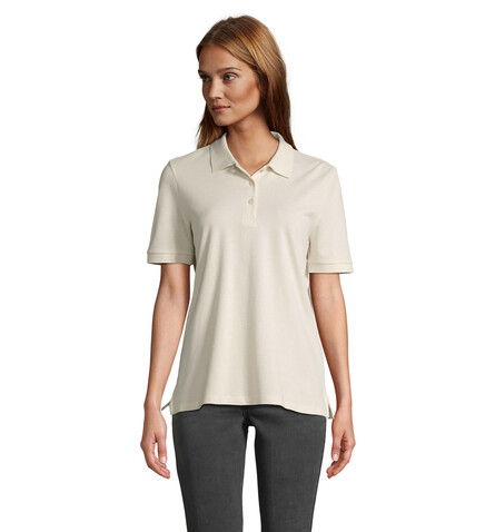 PACIFIC DAMEN POLO - Natural bedrucken, Art.-Nr. S04440-NA-L