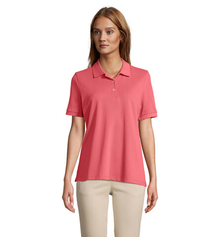 PACIFIC DAMEN POLO - Folk Pink Twin bedrucken, Art.-Nr. S04440-FY-L