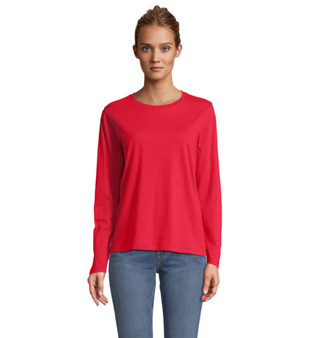 MONARCH DAMEN T-SHIRTS - Red bedrucken, Art.-Nr. S04443-RD-XL MONARCH DAMEN T-SHIRTS - Red bedrucken, Art.-Nr. S04443-RD-XL