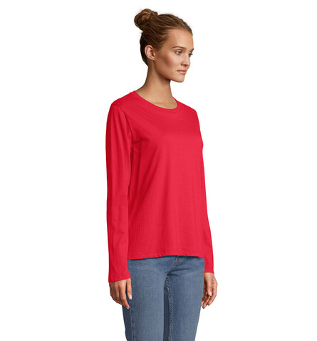 MONARCH DAMEN T-SHIRTS - Red bedrucken, Art.-Nr. S04443-RD-XL MONARCH DAMEN T-SHIRTS - Red bedrucken, Art.-Nr. S04443-RD-XL