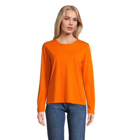 MONARCH DAMEN T-SHIRTS - Orange bedrucken, Art.-Nr. S04443-OR-XL