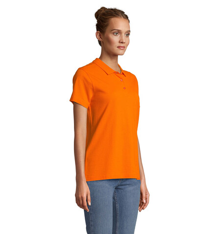 PULSE DAMEN POLO - Orange bedrucken, Art.-Nr. S04501-OR-XS