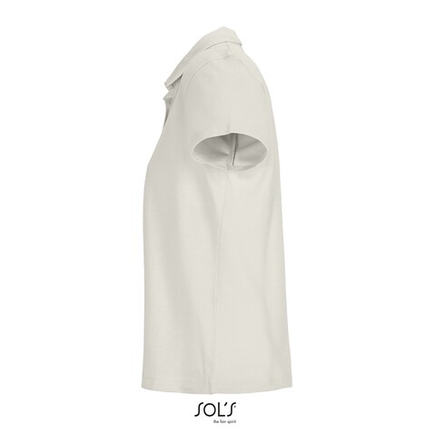PULSE DAMEN POLO - Off-White bedrucken, Art.-Nr. S04501-WW-S