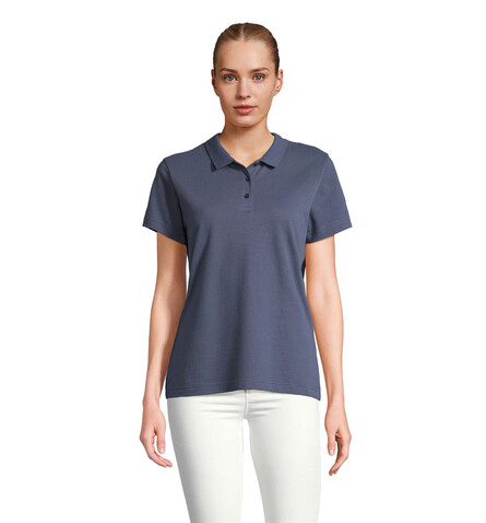 PULSE DAMEN POLO - Denim bedrucken, Art.-Nr. S04501-DM-L