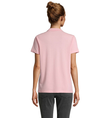 PULSE DAMEN POLO - Bonbon Rosa bedrucken, Art.-Nr. S04501-AX-XXL