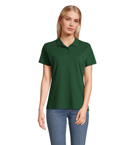 PULSE DAMEN POLO - Bottle Green bedrucken, Art.-Nr. S04501-BO-S PULSE DAMEN POLO - Bottle Green bedrucken, Art.-Nr. S04501-BO-S
