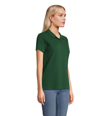 PULSE DAMEN POLO - Bottle Green bedrucken, Art.-Nr. S04501-BO-S PULSE DAMEN POLO - Bottle Green bedrucken, Art.-Nr. S04501-BO-S