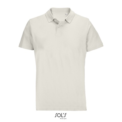 PULSE UNISEX POLO - Off-White bedrucken, Art.-Nr. S04502-WW-XL PULSE UNISEX POLO - Off-White bedrucken, Art.-Nr. S04502-WW-XL
