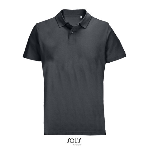 PULSE UNISEX POLO - Mausgrau bedrucken, Art.-Nr. S04502-MU-XL PULSE UNISEX POLO - Mausgrau bedrucken, Art.-Nr. S04502-MU-XL