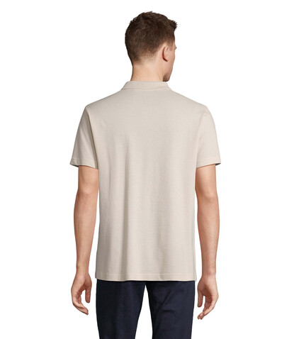 PULSE UNISEX POLO - Linen Twin bedrucken, Art.-Nr. S04502-LN-XXL