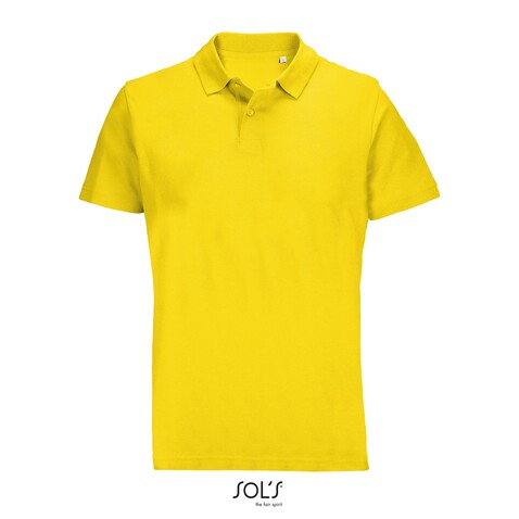 PULSE UNISEX POLO - Gold bedrucken, Art.-Nr. S04502-GO-L