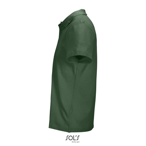 PULSE UNISEX POLO - Bottle Green bedrucken, Art.-Nr. S04502-BO-5XL