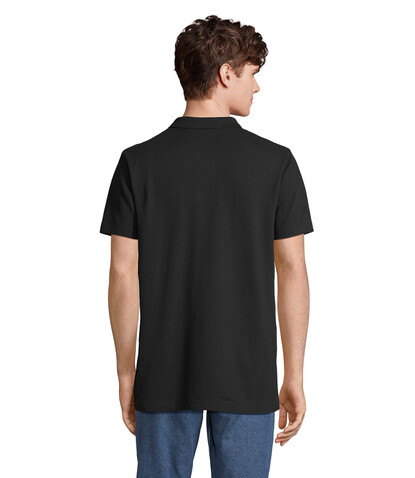 PULSE UNISEX POLO - Schwarz bedrucken, Art.-Nr. S04502-BK-XL PULSE UNISEX POLO - Schwarz bedrucken, Art.-Nr. S04502-BK-XL