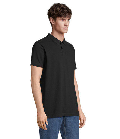 PULSE UNISEX POLO - Schwarz bedrucken, Art.-Nr. S04502-BK-XL PULSE UNISEX POLO - Schwarz bedrucken, Art.-Nr. S04502-BK-XL