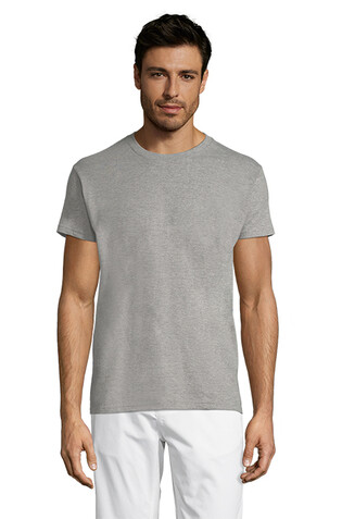 TITAN T-SHIRT 150gr - Graue Melange bedrucken, Art.-Nr. S04728-GM-4XL