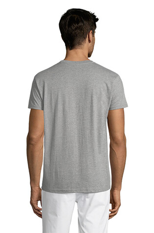 TITAN T-SHIRT 150gr - Graue Melange bedrucken, Art.-Nr. S04728-GM-4XL