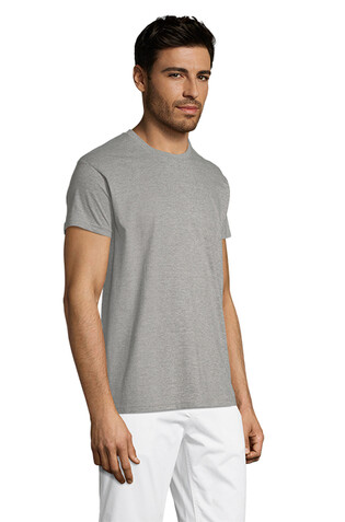 TITAN T-SHIRT 150gr - Graue Melange bedrucken, Art.-Nr. S04728-GM-4XL