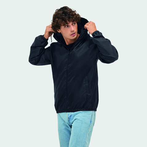 SHIELD WINDBREAKER - Schwarz bedrucken, Art.-Nr. S04758-BK-L