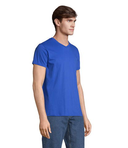 REGENT V V-NECK T-SHIRT - Royal Blue bedrucken, Art.-Nr. S04765-RB-3XL REGENT V V-NECK T-SHIRT - Royal Blue bedrucken, Art.-Nr. S04765-RB-3XL