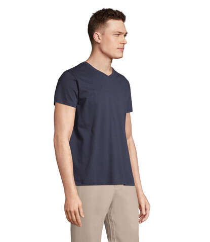 REGENT V V-NECK T-SHIRT - French Navy bedrucken, Art.-Nr. S04765-FN-M REGENT V V-NECK T-SHIRT - French Navy bedrucken, Art.-Nr. S04765-FN-M