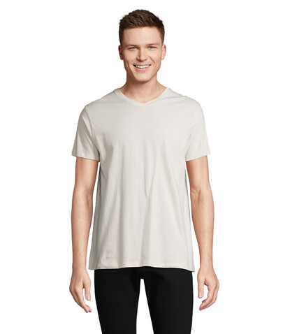 REGENT V V-NECK T-SHIRT - Off-White bedrucken, Art.-Nr. S04765-WW-XL REGENT V V-NECK T-SHIRT - Off-White bedrucken, Art.-Nr. S04765-WW-XL