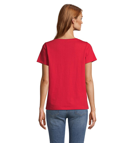 REGENT V T-SHIRT WOMEN - Red bedrucken, Art.-Nr. S04766-RD-XL REGENT V T-SHIRT WOMEN - Red bedrucken, Art.-Nr. S04766-RD-XL