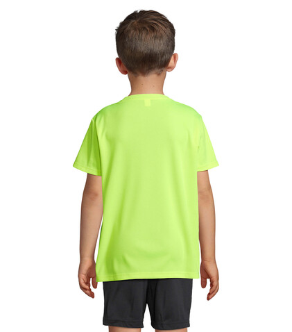 SPRINT KIDS SPORTS T-SHIRT - Neon Yellow bedrucken, Art.-Nr. S04773-NE-3XL SPRINT KIDS SPORTS T-SHIRT - Neon Yellow bedrucken, Art.-Nr. S04773-NE-3XL