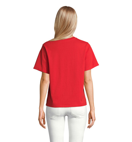 LEGEND DAMEN-T-SHIRT - Bright Red bedrucken, Art.-Nr. S04776-BT-XXL