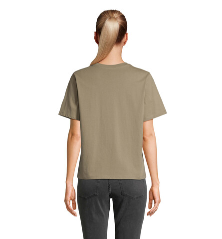 LEGEND DAMEN-T-SHIRT - Khaki bedrucken, Art.-Nr. S04776-KH-XXL