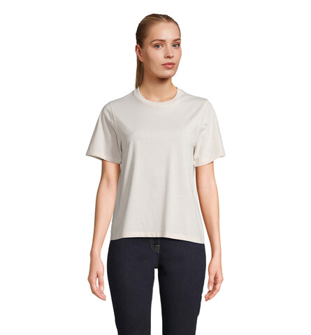 LEGEND DAMEN-T-SHIRT - Off-White bedrucken, Art.-Nr. S04776-WW-L LEGEND DAMEN-T-SHIRT - Off-White bedrucken, Art.-Nr. S04776-WW-L