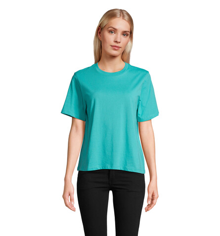 LEGEND DAMEN-T-SHIRT - Karibik Blau bedrucken, Art.-Nr. S04776-CB-L LEGEND DAMEN-T-SHIRT - Karibik Blau bedrucken, Art.-Nr. S04776-CB-L