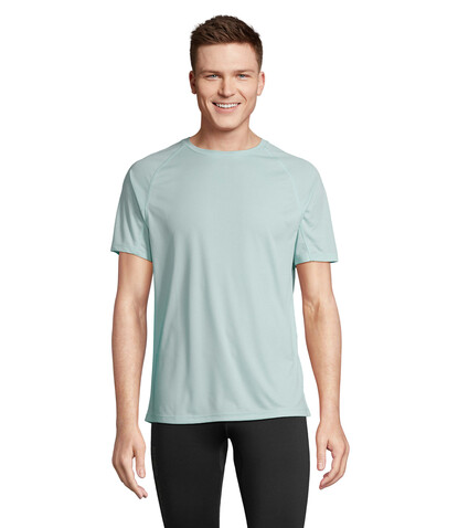 VORTEX RAGLAN T-SHIRT - Arctic Blue bedrucken, Art.-Nr. S04787-AA-XS