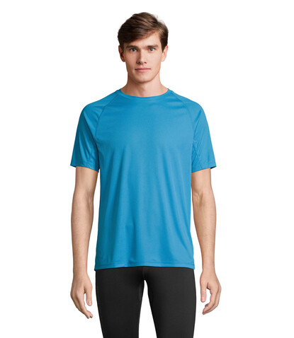 VORTEX RAGLAN T-SHIRT - Aqua bedrucken, Art.-Nr. S04787-AQ-XS VORTEX RAGLAN T-SHIRT - Aqua bedrucken, Art.-Nr. S04787-AQ-XS